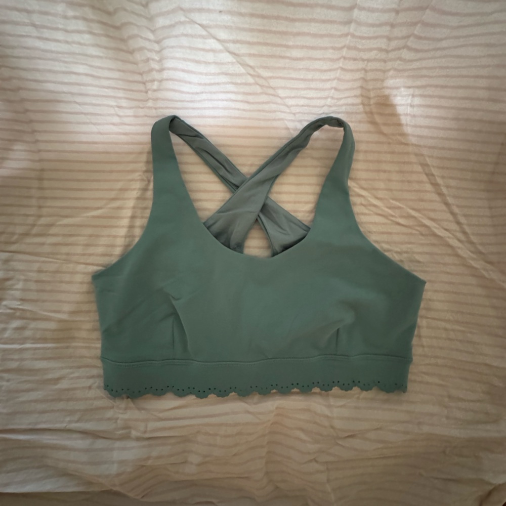 Seafoam Green Cross-Back Sports Bra and leggings SET!!